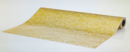 [014176] Espero que te guste el papel de regalo verde y dorado 62cm