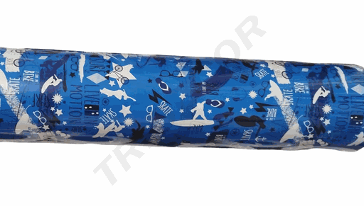 [014176] Bobina de Papel de Regalo Estampado Surf 62 cm