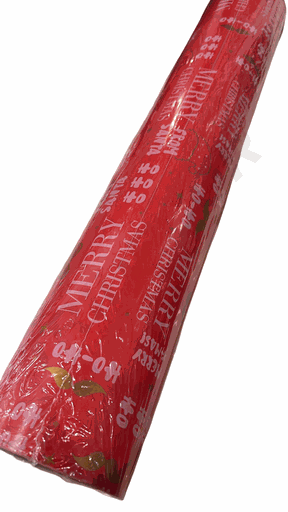 [014176] Papel de Regalo Estampado Navideño 62 cm