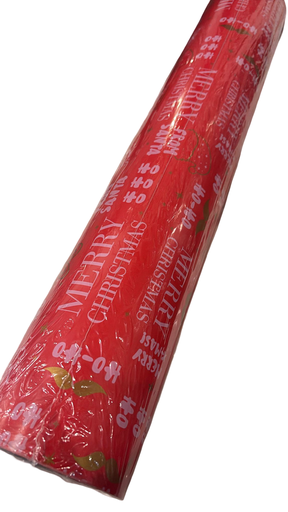 [014176] Papel de Regalo Estampado Navideño 62 cm