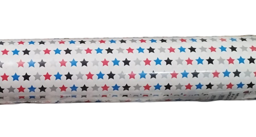 [014176] Papel de Regalo Estrellas De Colores 62cm