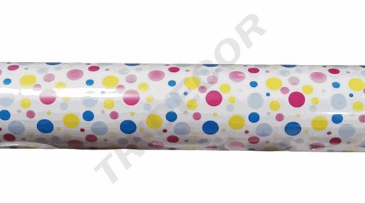 [014176] Papel de Regalo Con Líneas Doradas y Fondo Chocolate 62cm