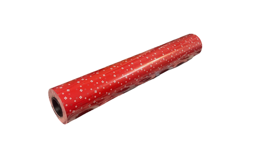 [014176] Papel de Regalo Con Líneas Doradas y Fondo Chocolate 62cm