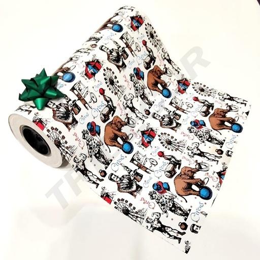 [014177] Hârtie de împachetat cu motiv de circ 31 cm