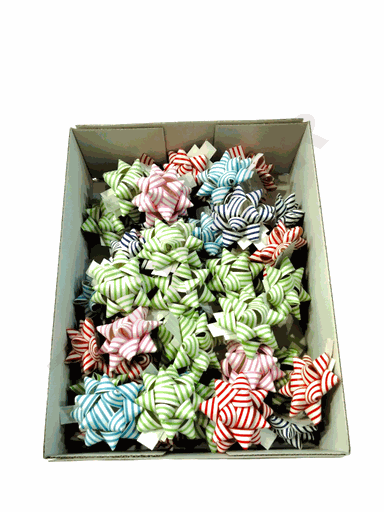 [8031653516718] Estrellas Adhesivas Rayas 36 unidades 20 mm Varios Colores