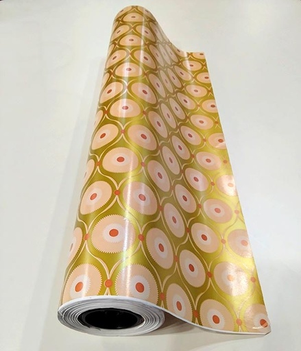 [014176] Hârtie de împachetat cu imprimeu boem 62 cm