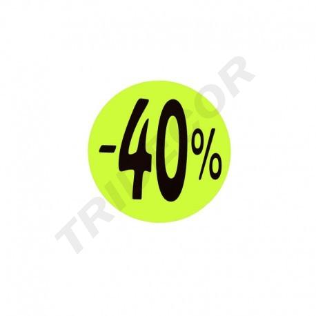 [014228.40] Marcaprecio -40 % 50 Pcs 4.2X4.2cm Varios Colores