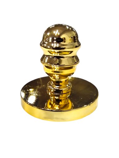 [6041025] Tapa de metal oro para maniqui