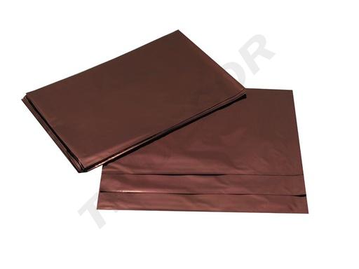 [010368.1] Sobres Metalizados Color Marrón 25x40 cm 50 Unidades