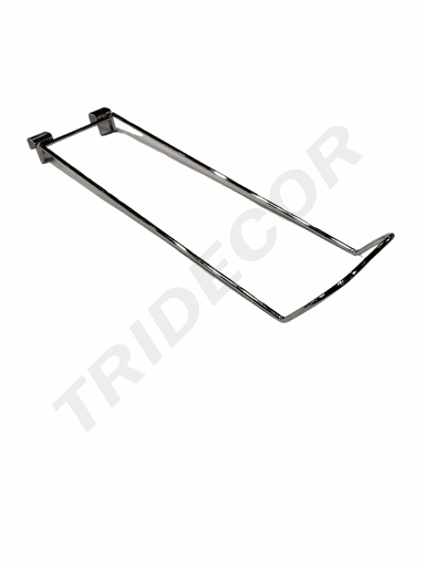 [001520] Support de balle en chrome avec ancre à barre porte-prix