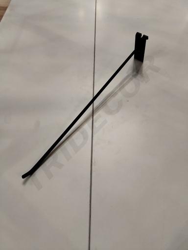 [001707] Cârlig negru pentru plasă de 6mm 40Cm 100 Unități/Cutie