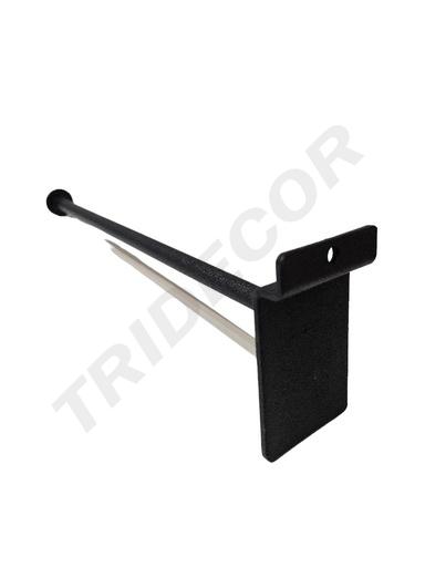 [001714] 亚黑加粗内衣架网钩 Gancho Negro para lama Con Tope 30cm 10mm 10mm 30cm