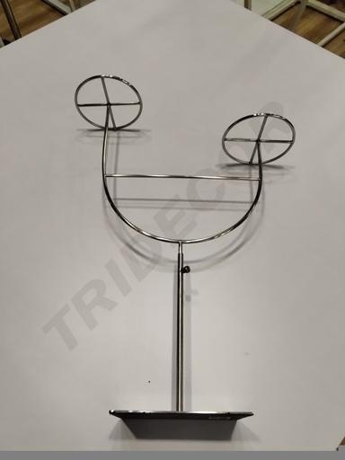 [009389] Soporte De Sombrero Acero Inoxidable Mate