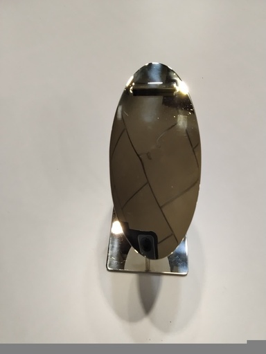 [009741] Expositor de Calzado Ovalado en Acero Cromado