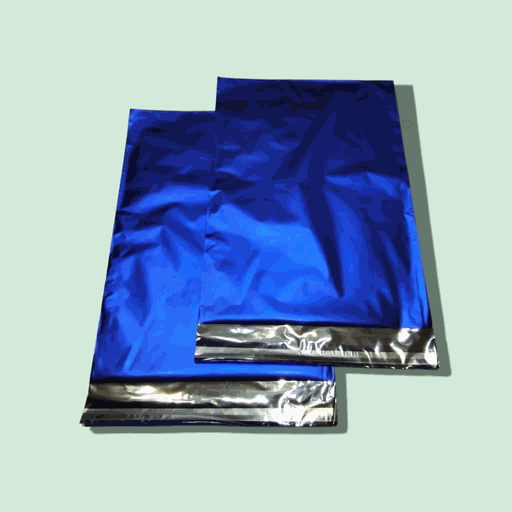 [0101072] Sobres Metalizados Azules Con Adhesivo 40X60+6 cm