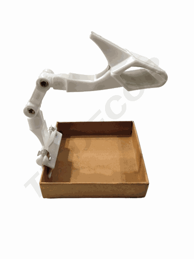 [014565] 白色塑料价格夹 可调。 Pinza Precio de Plastico Color Blanco Regulable